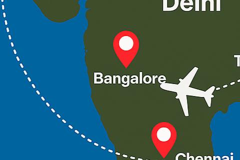 Duke Jia Bangalore Branch Map